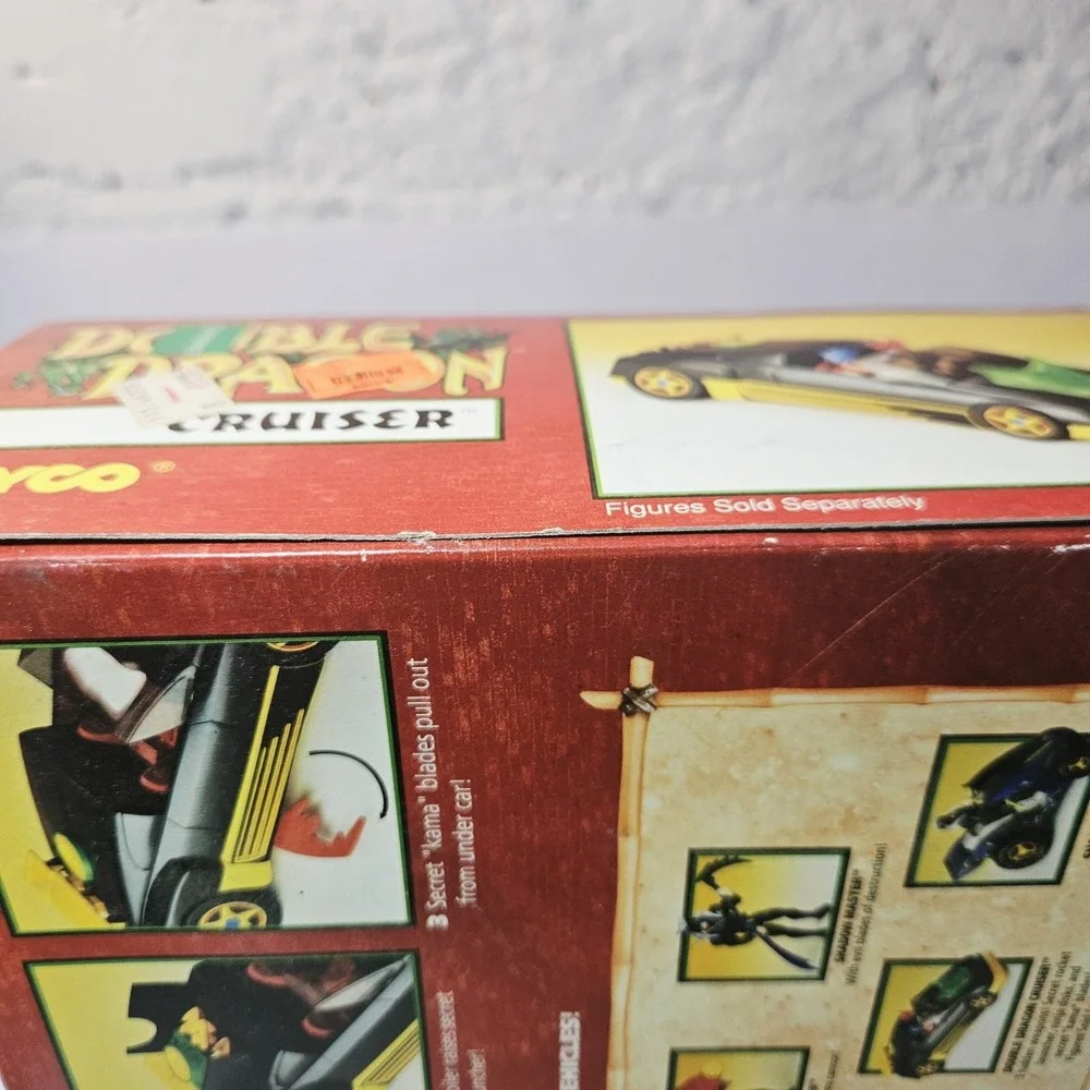 1993 Tyco Double Dragon Cruiser Car New In Box With Character Billy Lee